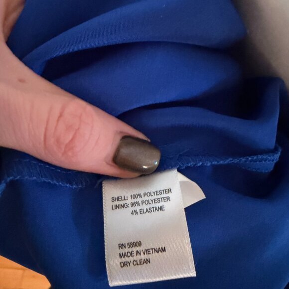 Alex Marie Rosalia Split Sleeve - Royal Blue -Wedding/Date Night/Formal -Size 12 - Picture 8 of 8